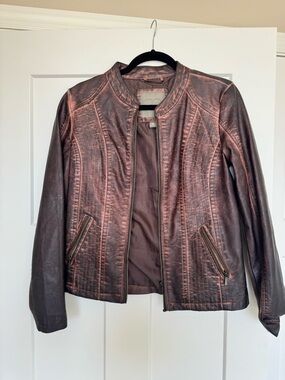 Women's Faux Leather Jacket